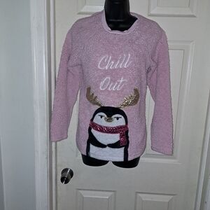 Holiday time sherpa sweatshirt size small 5/$25